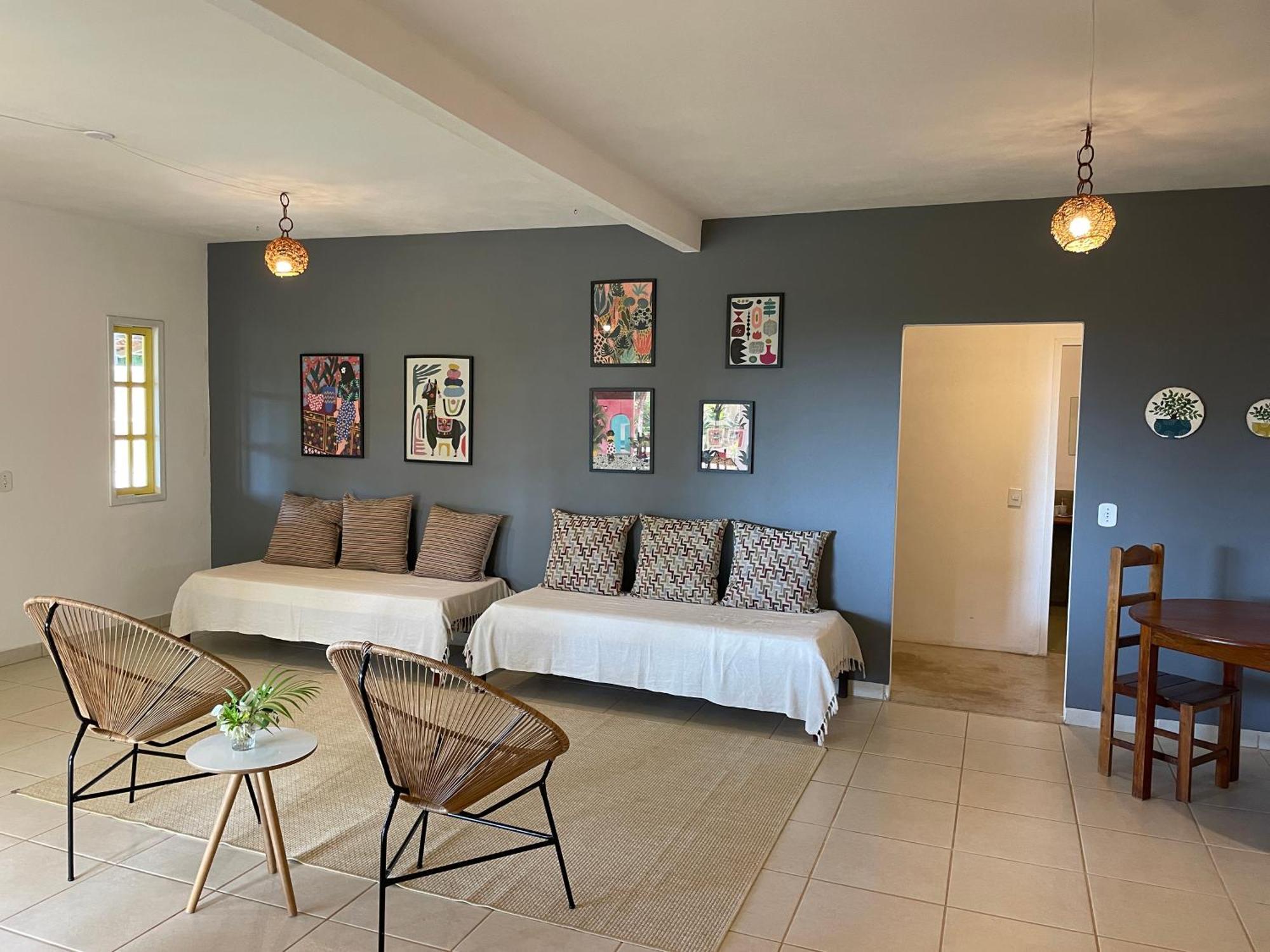 Canto Do Mar - Apartamentos E Casa Com Vista Pro Mar - Кумуруксатиба Екстериор снимка